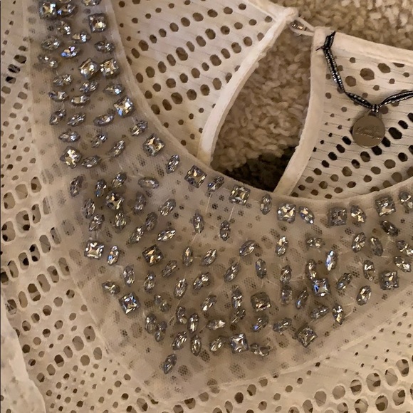 White Perforated Top - Picture 2 of 5